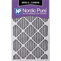 '- Pack of 6. Nordic Pure 14x18x1ExactCustomM8-C-6 Exact MERV 8 Plus Carbon AC Furnace Filters - 14 x 18 x 1 in