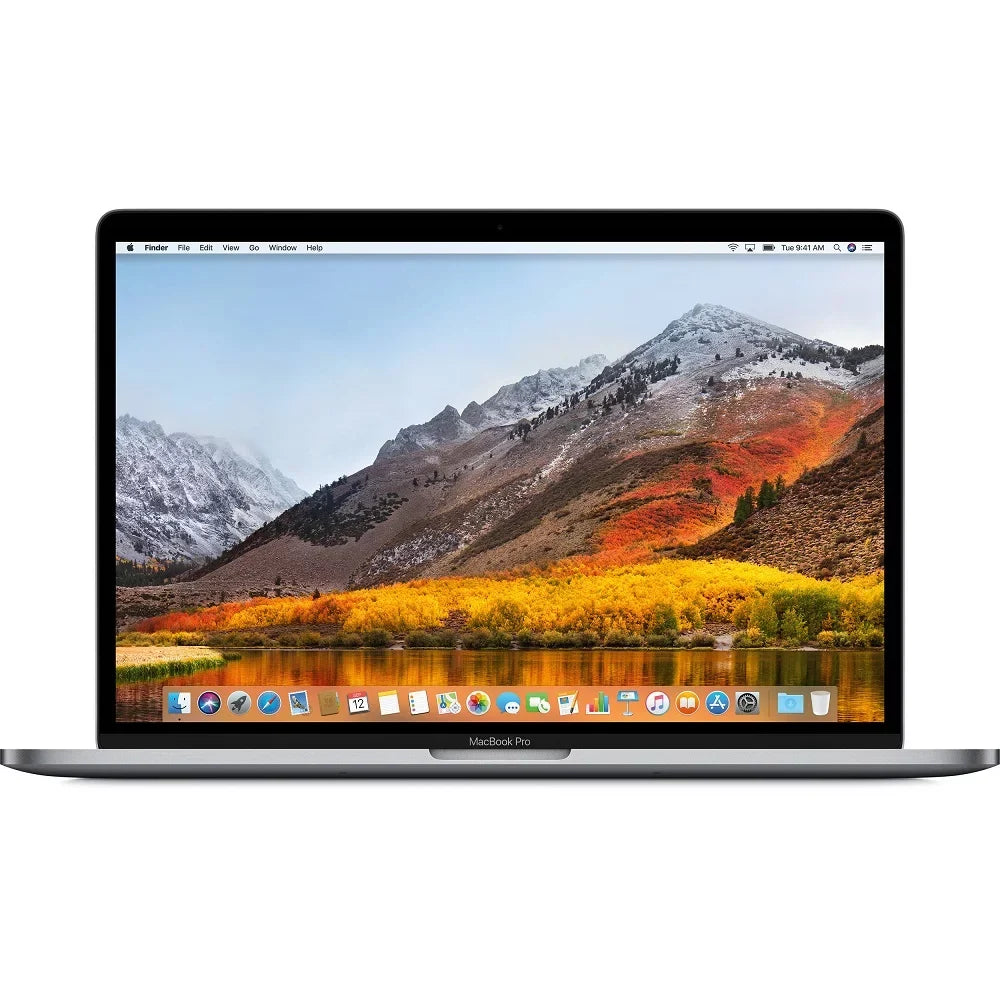 Pre-Owned  MacBook Pro Touch Pad 15" Core i7, 2.6GHz 32 GB, 1 TB SSD, 2018, Space Silver, + Case and  Wireless Mouse (Refurbished: Like New)