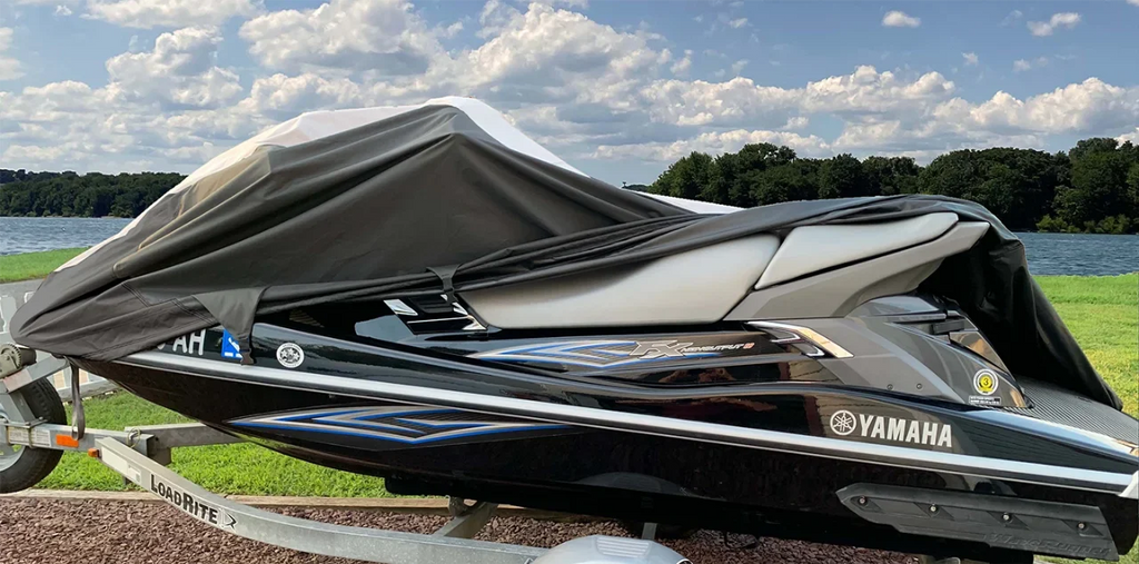 SUPER HEAVY-DUTY PWC 600D JET SKI Cover Compatible for Sea Doo Sea-Doo Bombardier GS Inter First Series 2001 1-2 Seater