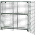 Wire Mesh Security Cage - Ventilated Locker. Global 184083 36 x 24 x 36 in