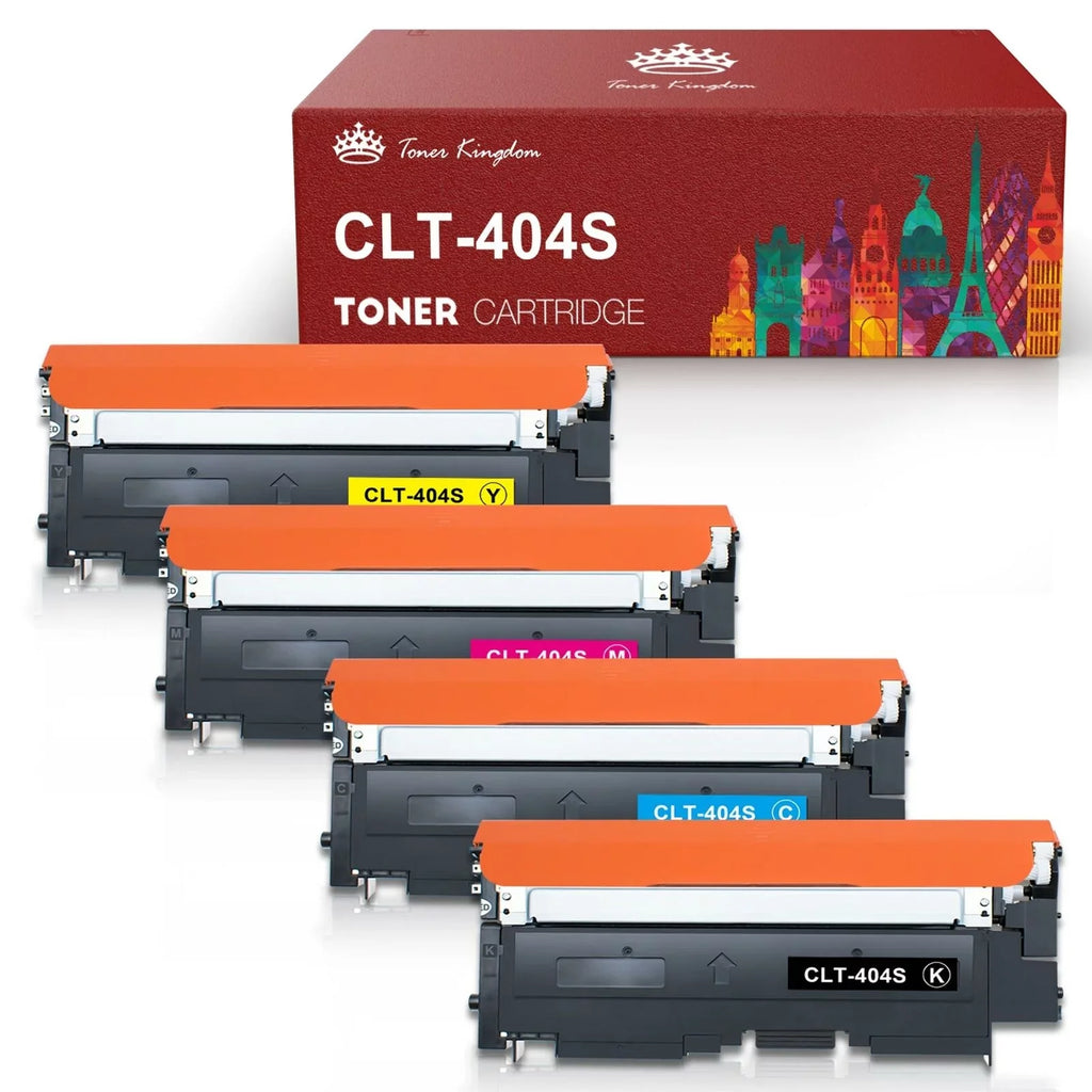 CLT-K404S for  CLT-K404S CLT-C404S CLT-M404S CLT-Y404S CLT 404S to use with C480FW C430W SL-C430W SL-C480FW SL-C480FN Printer Tray (4 Pack)