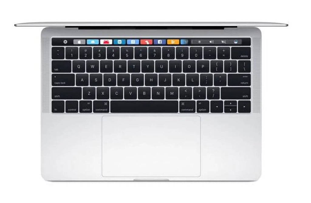 A Grade Macbook Pro 15.4-1 inch (Retina DG, Silver, Touch Bar) 3.1Ghz Quad Core i7 (Mid 2017) MPTV2LL/A-BTO 256GB SSD 16GB Memory 2880x1800 Display Mac OS Sierra Power Adapter Included