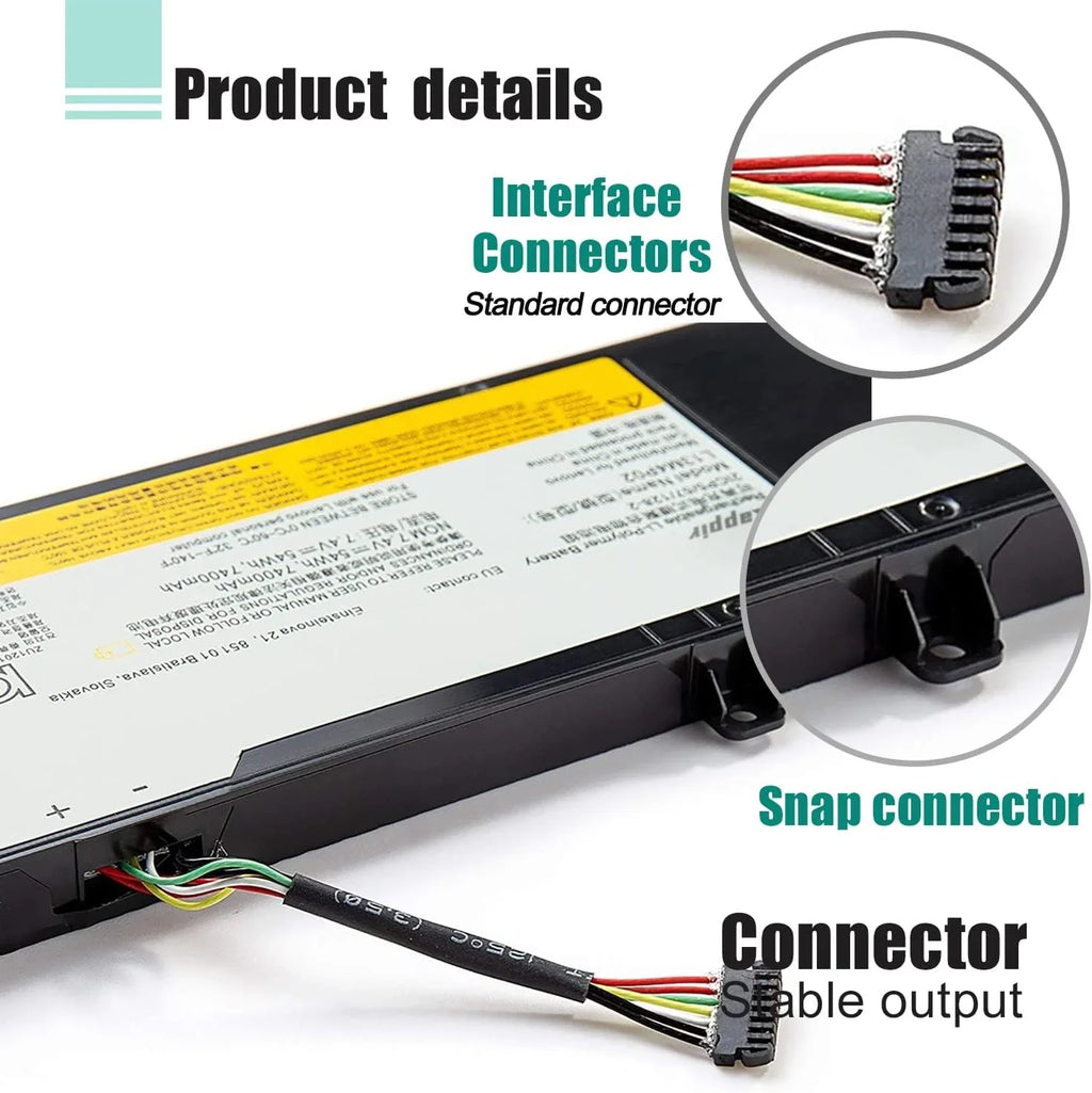 BOWEIRUI L13M4P02 L13N4P01 Laptop y Replacement for  Erazer Y50 Y50-70 Y50-80 Y50P Y50P-70 Y70 Y70-70