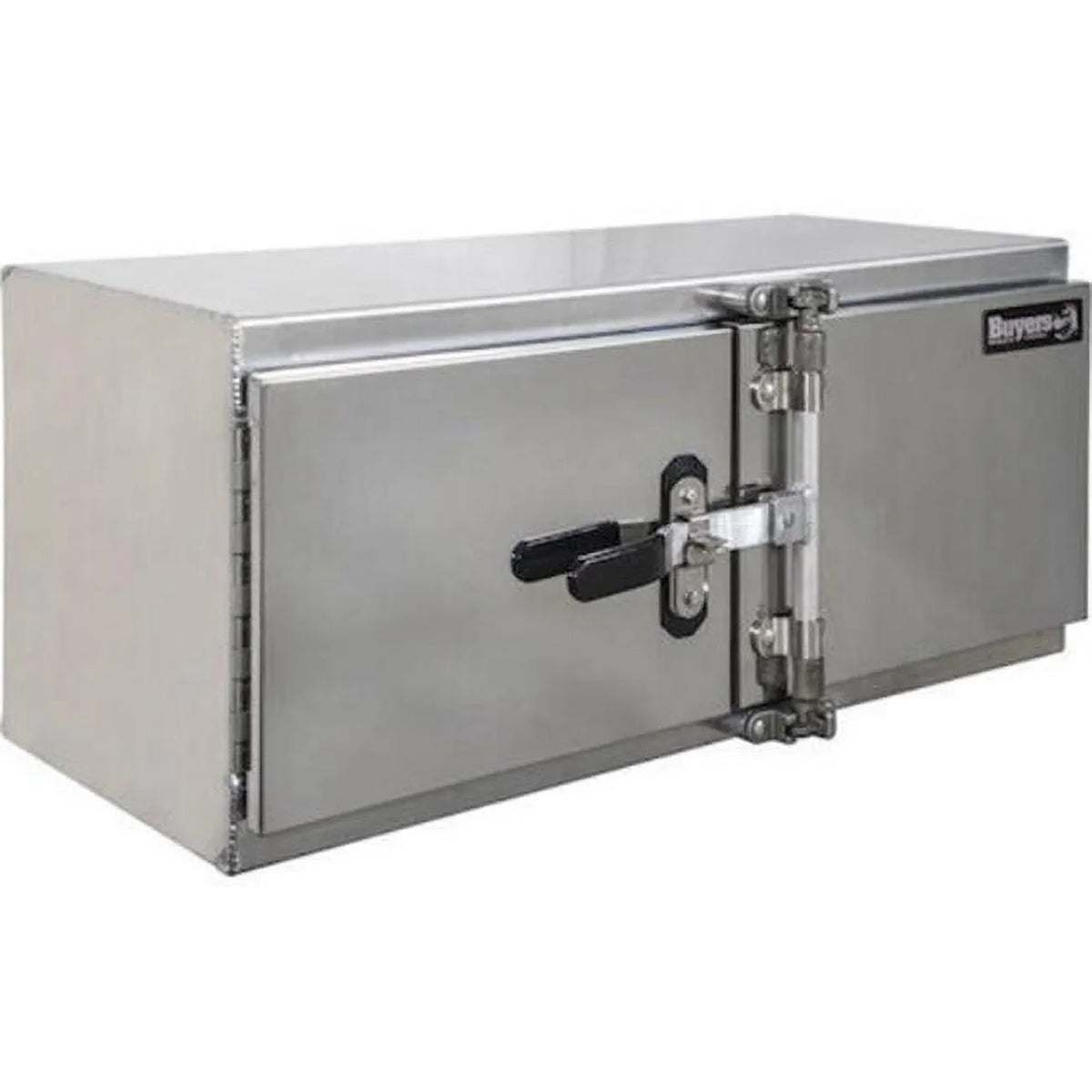 Smooth Alum Tool Box with Cam Lock & Stainless Doors, Silver. 1763127 18 x 24 x 60 in