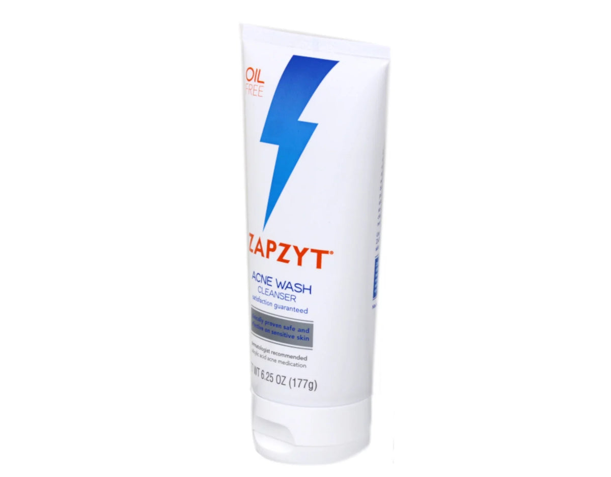 '- Pack of 6. Zapzyt Acne Wash Cleanser Oil Free, 6.25 Oz