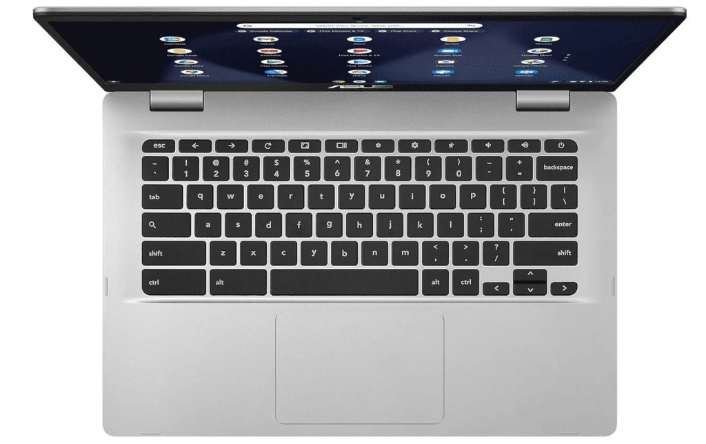 (Renewed) C423NA Chromebook 14 14" FHD Laptop Computer,  Celeron N3350 Processor, 8GB LPDDR4 RAM, 64GB eMMC, 802.11AC WiFi, Bluetooth, USB Type-C, Silver, Chrome OS