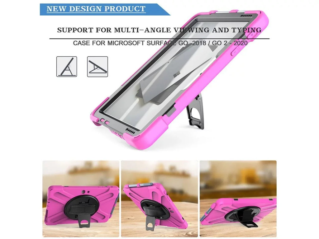 Case for  Surface Go 3 10.5 25mm 2021 / Surface Go 2 10.5 25mm 2020 / Surface Go 10 25mm 2018 with with Pen Holder, Shoulder Strap