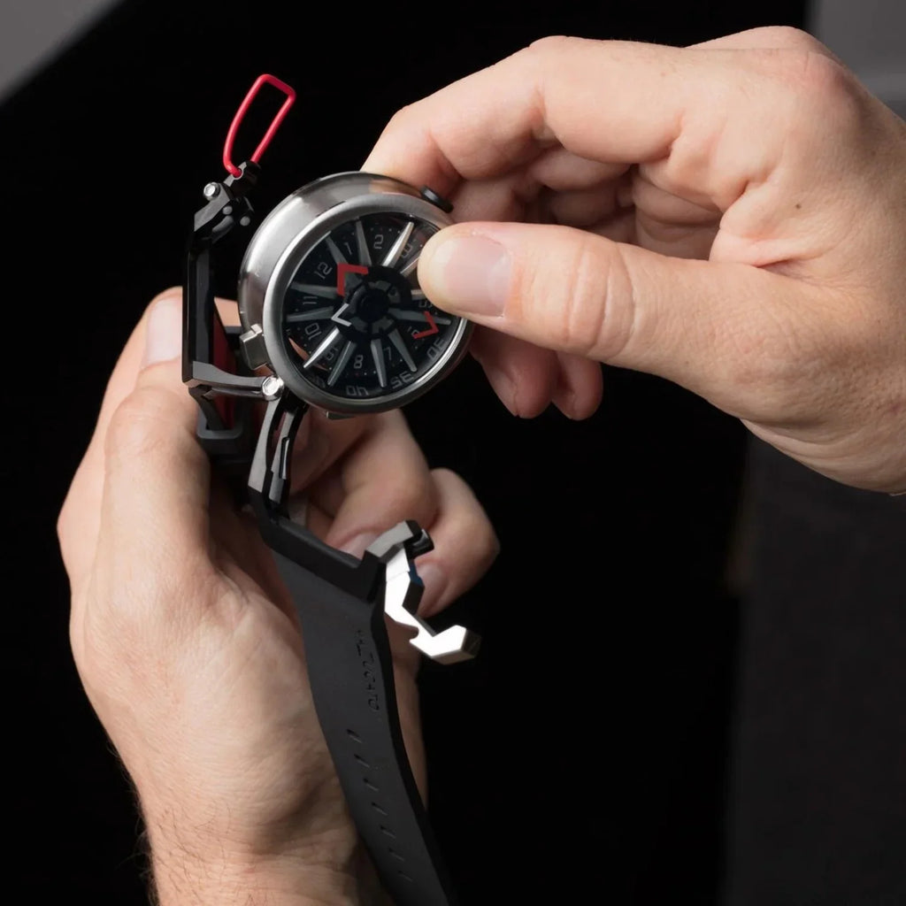 Mazzucato RIM Reversible Automatic charcoal Red