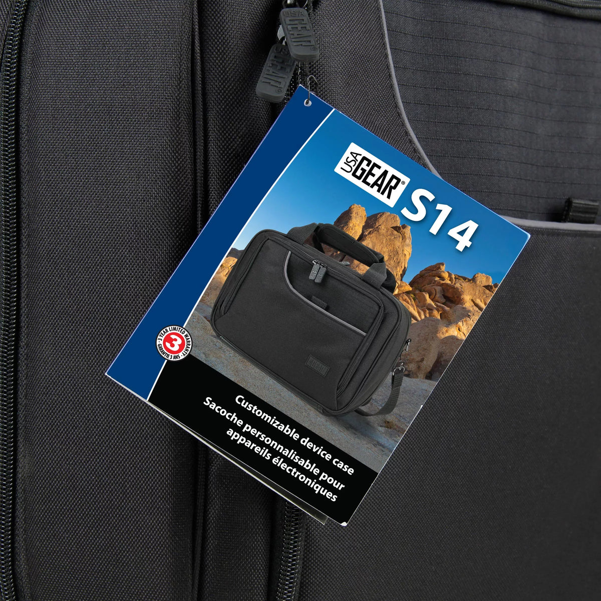 DJI Spark Drone Carrying Travel Case by USA Gear - Shoulder Strap, Dividers, Accessory Pockets