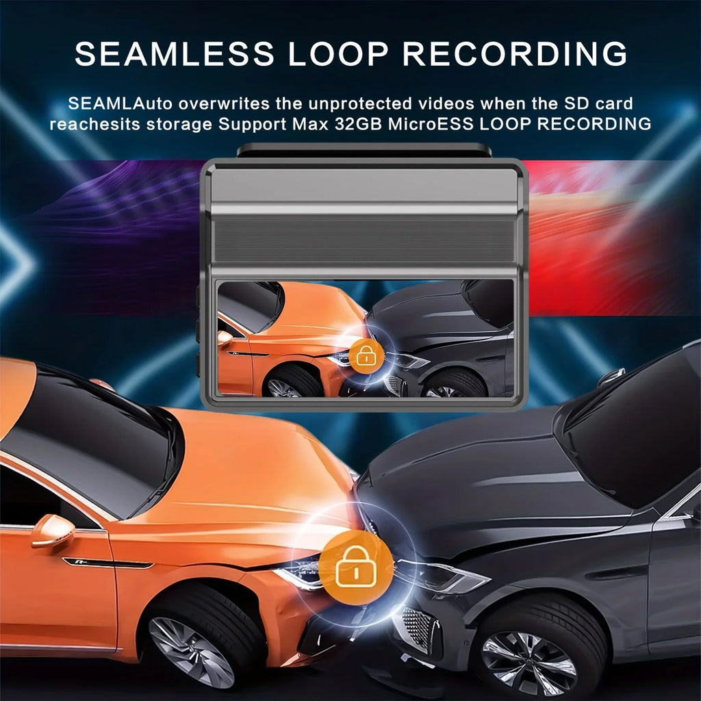 3.16-25mm 1080P car recorder | night vision | 24-hour parking monitoring car recorder | 140-degree wide-angle car recorder