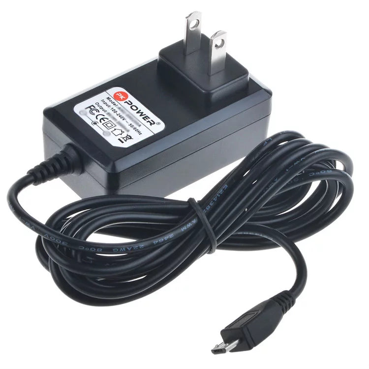 PKPOWER 6.6FT Cable Micro USB AC/DC Adapter For  Transformer Tablet Book T200TA T200TA-QB14T-CB 90NB0451-M00630 T100TA-H2-GR T100TA-C1-RD T100TA-C1-WH T100TA-H1-GR T100TA-C2-GR