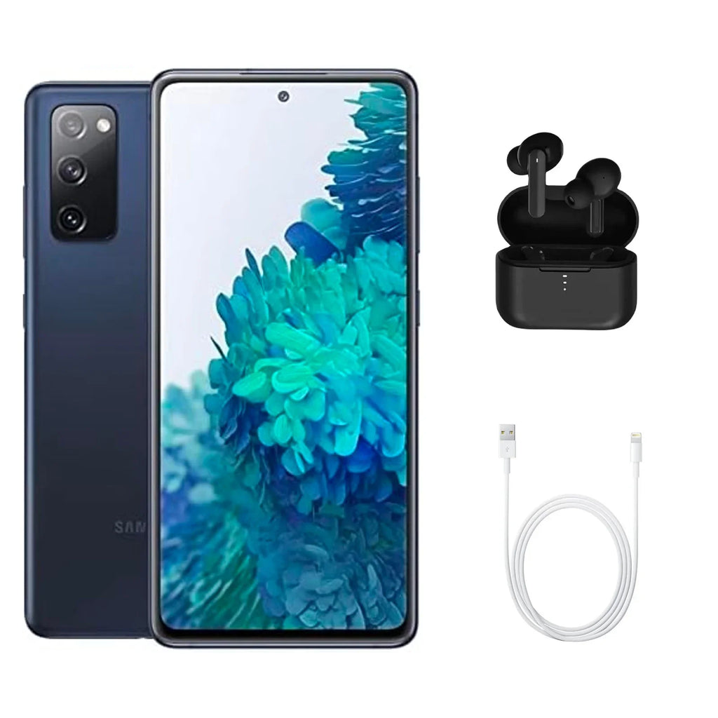 Restored  Galaxy S20 FE 5G G781V (Verizon Unlocked) 128GB Cloud Navy (Grade A+) w/ Wireless Earbuds (Refurbished)