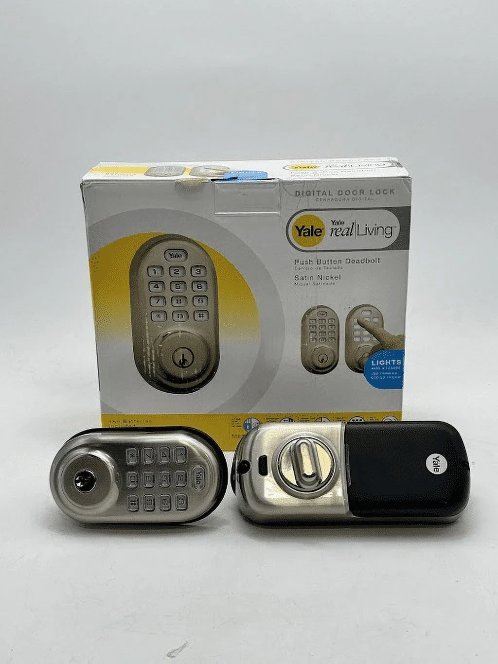 Open Box Yale Security Assure Lock - Keypad Door Lock YRD216-NR-619 - Satin Nickel
