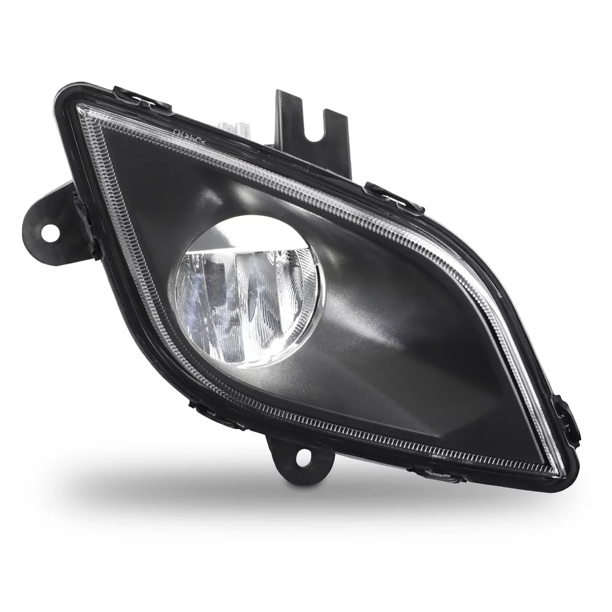 AKKON - Fit 2018 2019 2020 2021 2022 2023 Freightliner Cascadia 126 Class 8 Truck LED Fog Light Lamp charcoal OE Style Passenger Side
