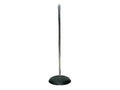 Shure MS-10C - Stand - for microphone - metallic gray, chrome - floor-standing