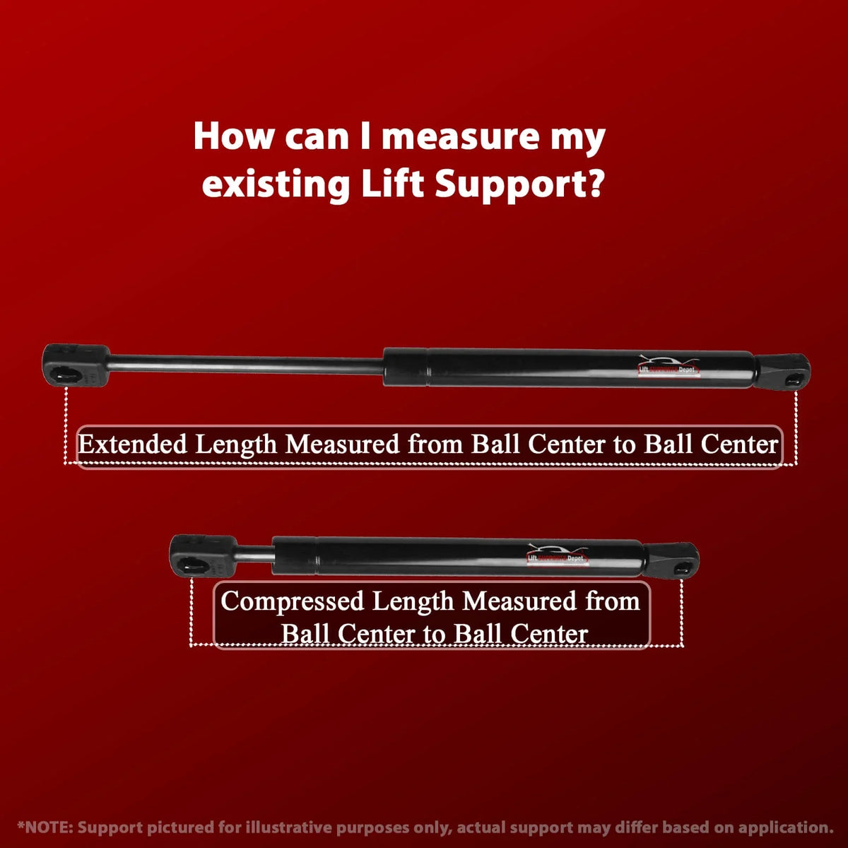 Gas Shock - 2016 2017 2018 2019 2020 2022 Lift Supports Depot PM3864-a. Qty 2 Compatible with  Mustang 2015 to 2021 Trunk Lift Supports W/O Spoiler