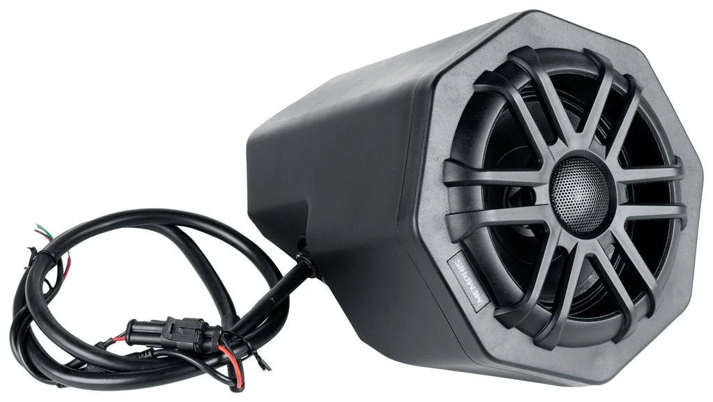 (2) Memphis Audio GEN65FE Pods+LED Tower Speakers+Amp For 2016+ Polaris General