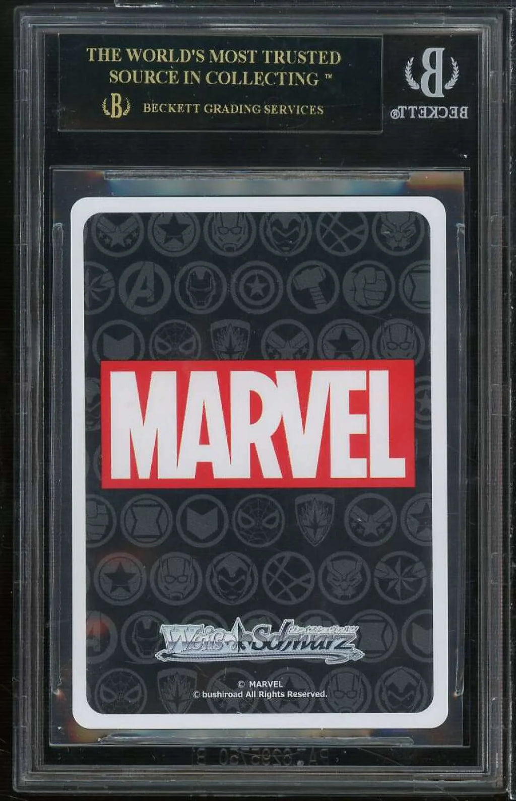 Falcon 2021 Weiss Schwarz Marvel Collection #mars98076 (PRISTINE charcoal) BGS 10
