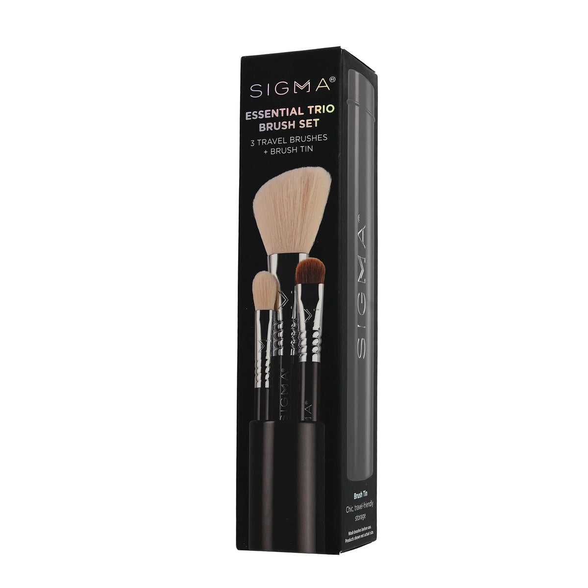 Sigma Beauty ETBS01 - Essential Trio Brush Set - ebony