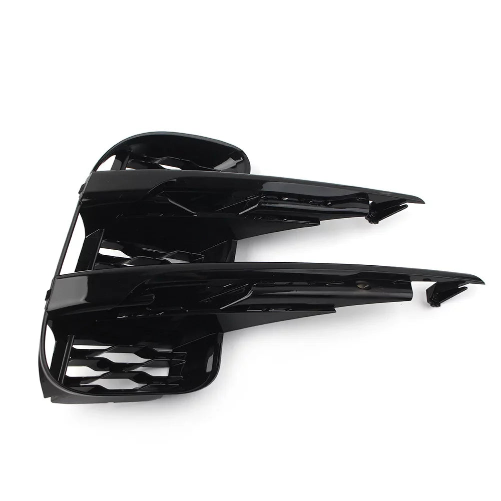 ZS Gloss dark Car Front Bumper Left Grille 1Pcs For Land Rover Range Rover Evoque 2019 2020 2021 2022 LR114729