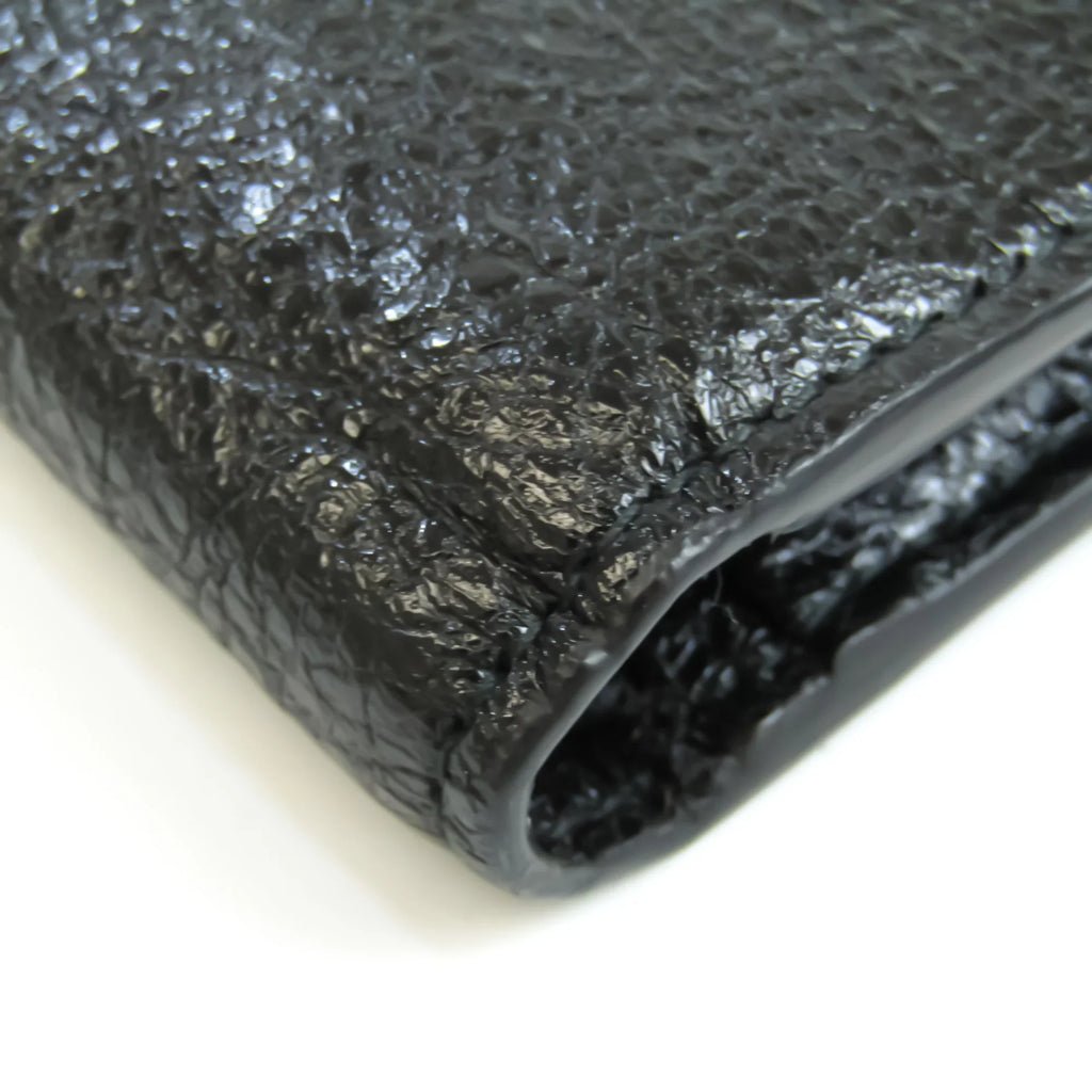Pre-Owned Balenciaga 504934 Unisex Leather Wallet (bi-fold) charcoal (Good)