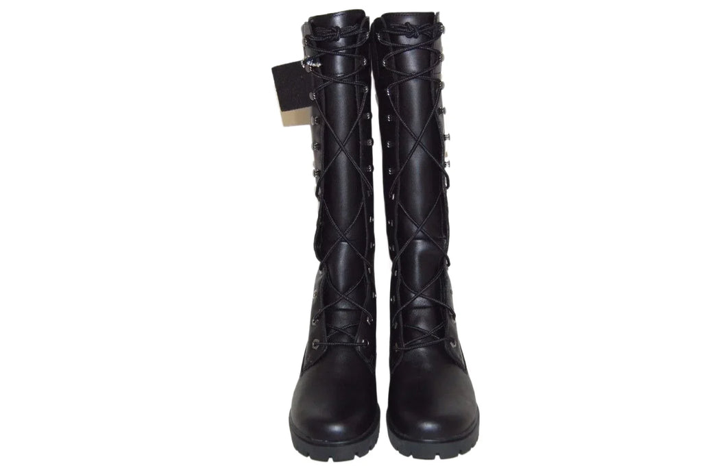 Timberland Women Premium 14 25mm ebony Medium Leather Boot 28398  Size 5 US