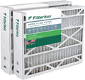 Filterbuy 20x25.25x3.5 MERV 13 Pleated HVAC AC Furnace Air Filters for Aprilaire Space-Gard 102/2120 (2-Pack)