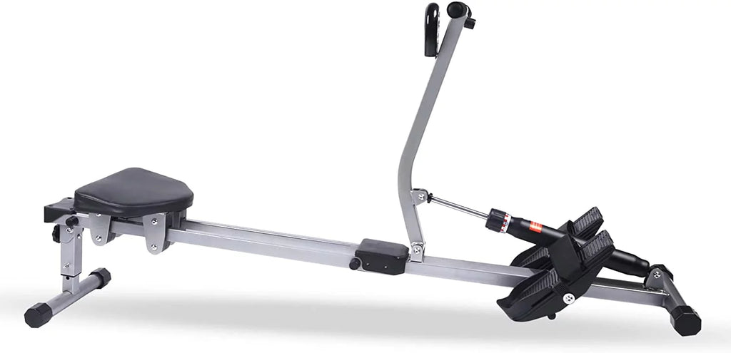YSSOA Fitness Rowing Machine Rower Ergometer, Digital Monitor and 260 lbs of Maximum Load, dark