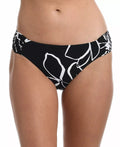 La Blanca Women's Reversible Swim Bottom Separates Swimsuit (6, ebony/White)