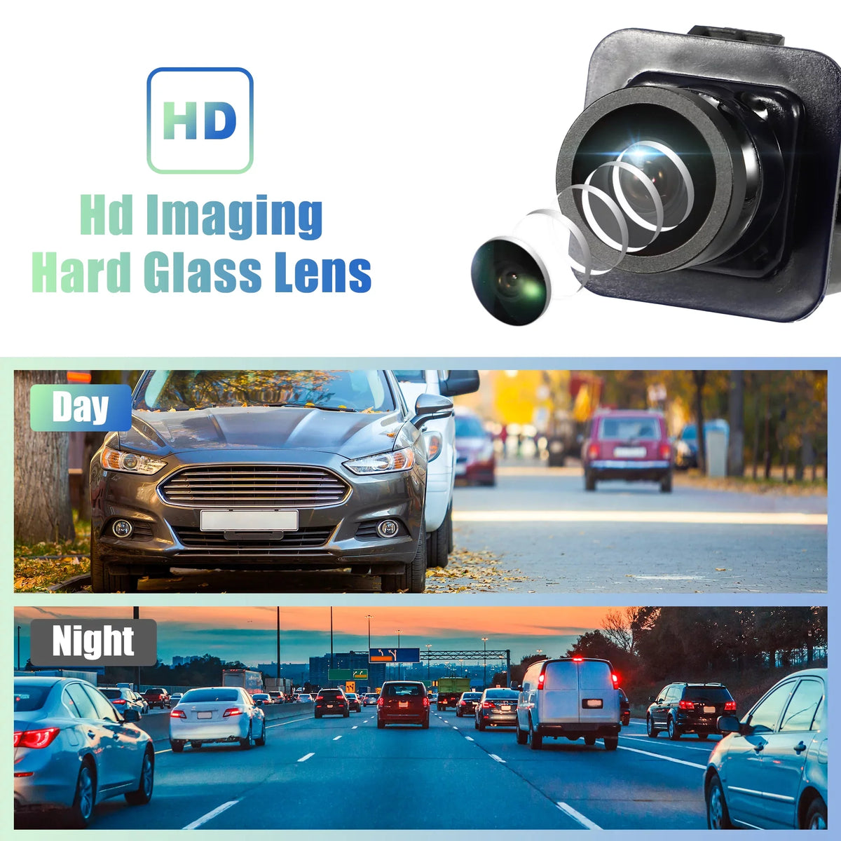 Unique Bargains EL3T-19G490-AA Rear View Park Assist Reverse Camera Pry Bar for  F-150
