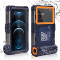 UrbanX Professional [15m/50ft] Swimming Diving Surfing Snorkeling Photo Video Waterproof Protective Case Underwater Housing for Oppo Reno4 SE And all Phones Up to 6.9 25mm LCD with Lanyard