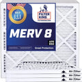 Filter King 35x63.5x1 Air Filter | 4-PACK | MERV 8 HVAC Pleated A/C Furnace Filters | MADE IN USA | Actual Size: 35 x 63.5 x .75"
