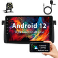 Android 12 Car Radio Stereo for  E46 M3 9 inch Touch Screen 2+32GB USB RDS  Carplay Android Auto HD WIFI GPS FM Bluetooth