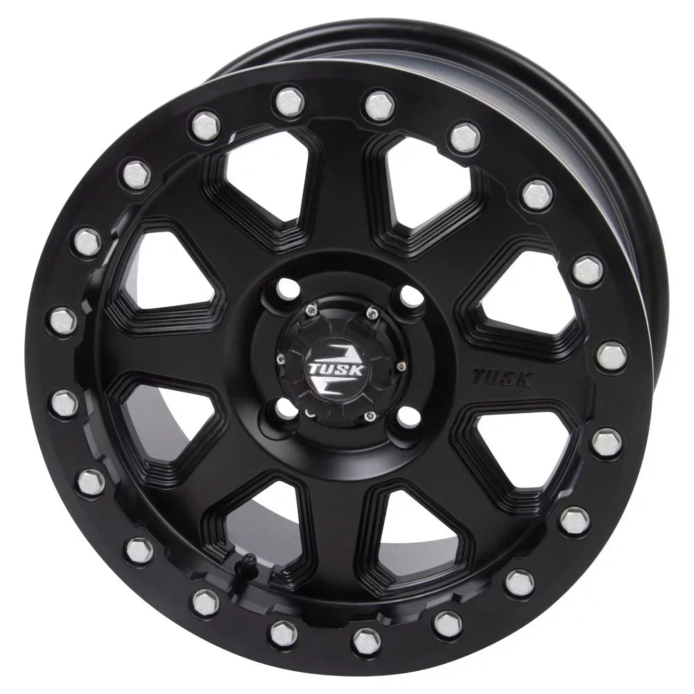 4/156 Tusk Uinta Beadlock Wheel 15x7 5.0 + 2.0 Matte dark For YAMAHA Wolverine RMAX 2 1000 Sport 2022