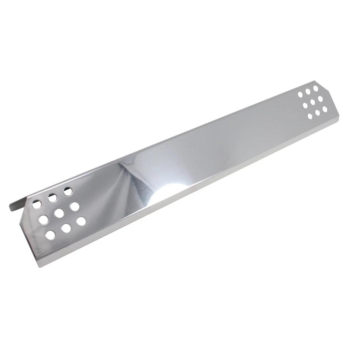 2-Pack BBQ Grill Heat Shield Plate Tent Replacement Parts for Nex 720-0720 - Compatible Barbeque Stainless Steel Flame Tamer, Guard, Deflector, Flavorizer Bar, Vaporizer Bar, Burner Cover 16 1/8"
