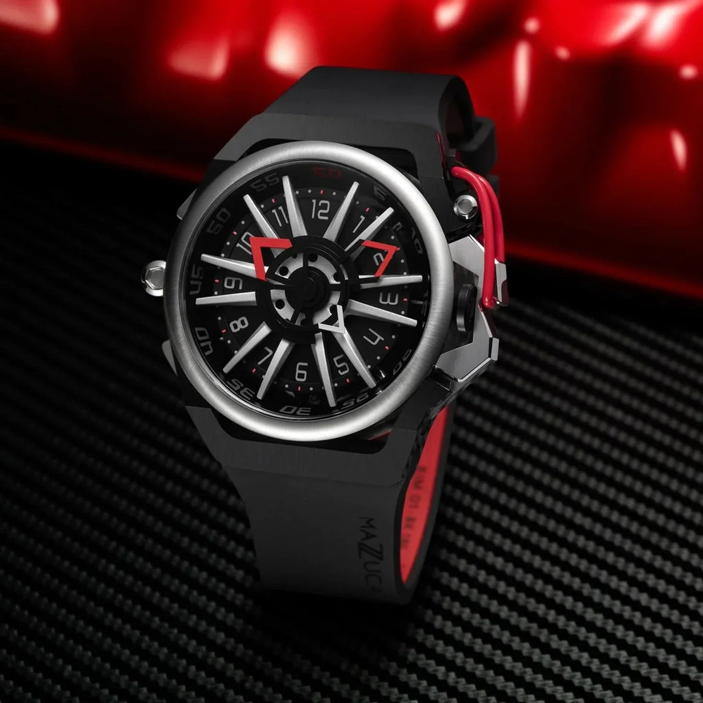 Mazzucato RIM Reversible Automatic charcoal Red