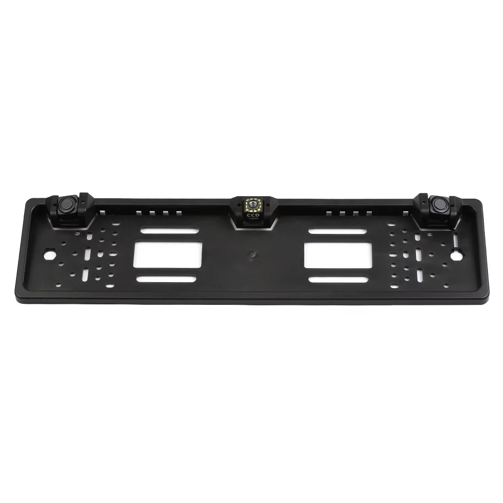 Tomshoo European License Plate Frame Backup Camera, 12 LED Rear View Camera, Car Reversing System, Parking Sensor