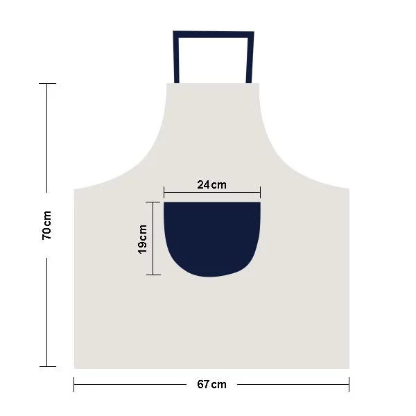 Ramphastos Toco Bird Tropical Apron Adjustable Bib Cotton Linen BBQ Kitchen Pocket Pinafore