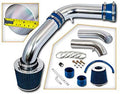 Rtunes Racing Short Ram Air Intake Kit + Filter Combo BLUE Compatible For 02-07 Dodge Ram 1500 3.7 4.7L / 03-07 Dodge Ram 1500 2500 3500 5.7L