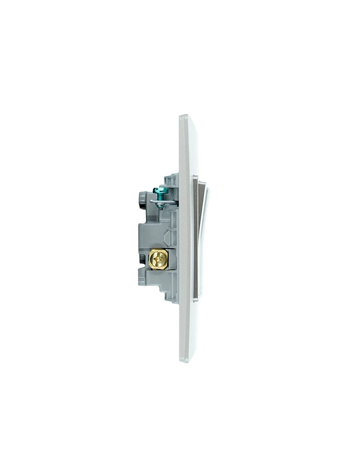 Legrand - PASS & SEYMOUR RWP262NICC6 Radiant Nickel 2 Gang Screwless Plastic Wall Plate