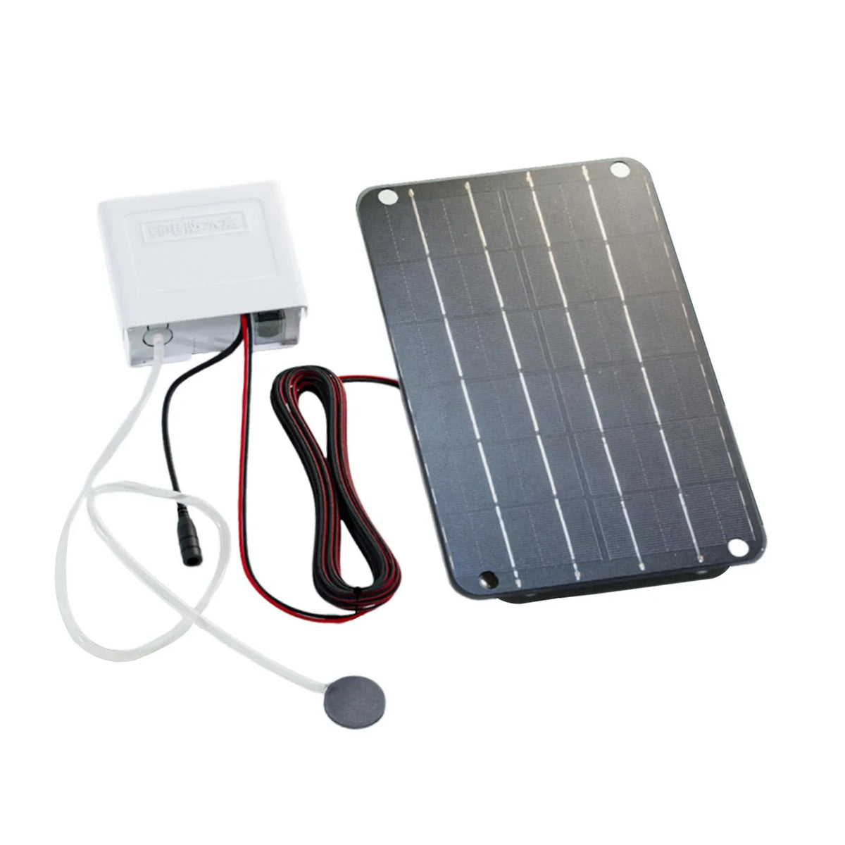 oshhnii Solar Air Pump,Aquarium Air Pump Oxygenator Silent Eco Friendly,6V Solar lake Aerator Solar Powered water feature Pump for Hydroponics