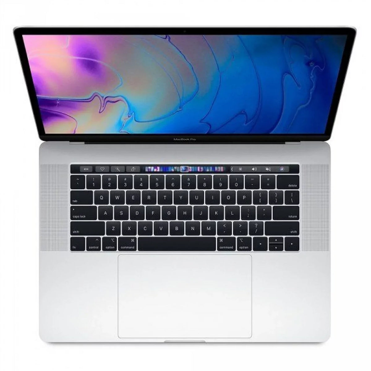 Pre-Owned  MacBook Pro Touch Pad 15" Core i7, 2.6GHz 32 GB, 1 TB SSD, 2018, Space Silver, + Case and  Wireless Mouse (Refurbished: Like New)