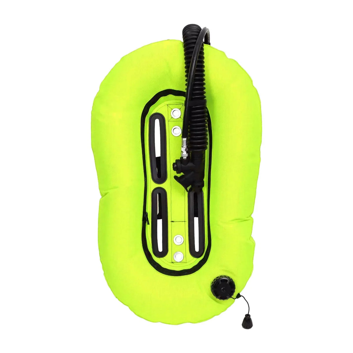 funtasica Scuba Diving Donut Wing Single Tank,BCD Buoyancy Compensator,Easy to Use,Durability Scuba BCD Set for Snorkeling Diving Adult Yellow