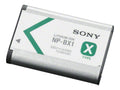 NP-BX1 - Camera battery Li-Ion 1240 mAh - for Action Cam-HDR-AS200, AS50; Cyber-shot DSC-HX80, HX90, RX1R, WX500; Handycam HDR-GWP88