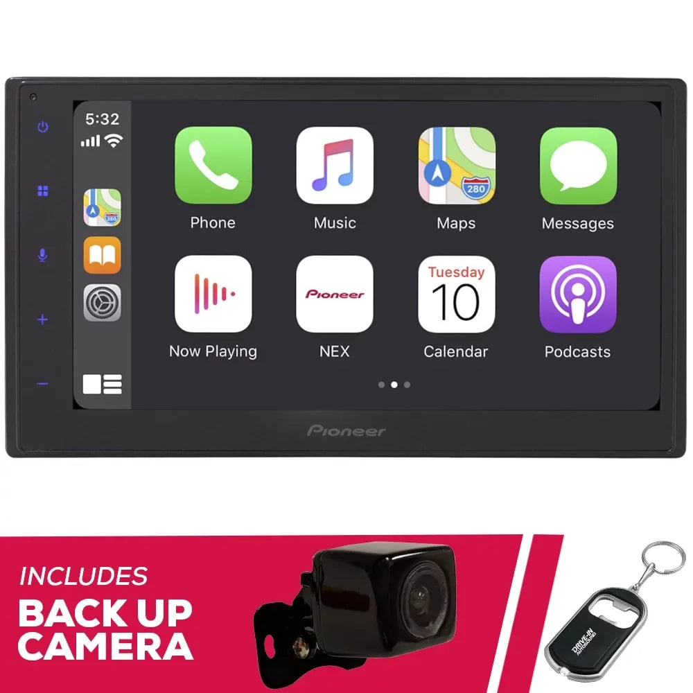 New Pioneer DMH-1770NEX 6.8" Media Receiver - No Disc Playback with Backup Camera