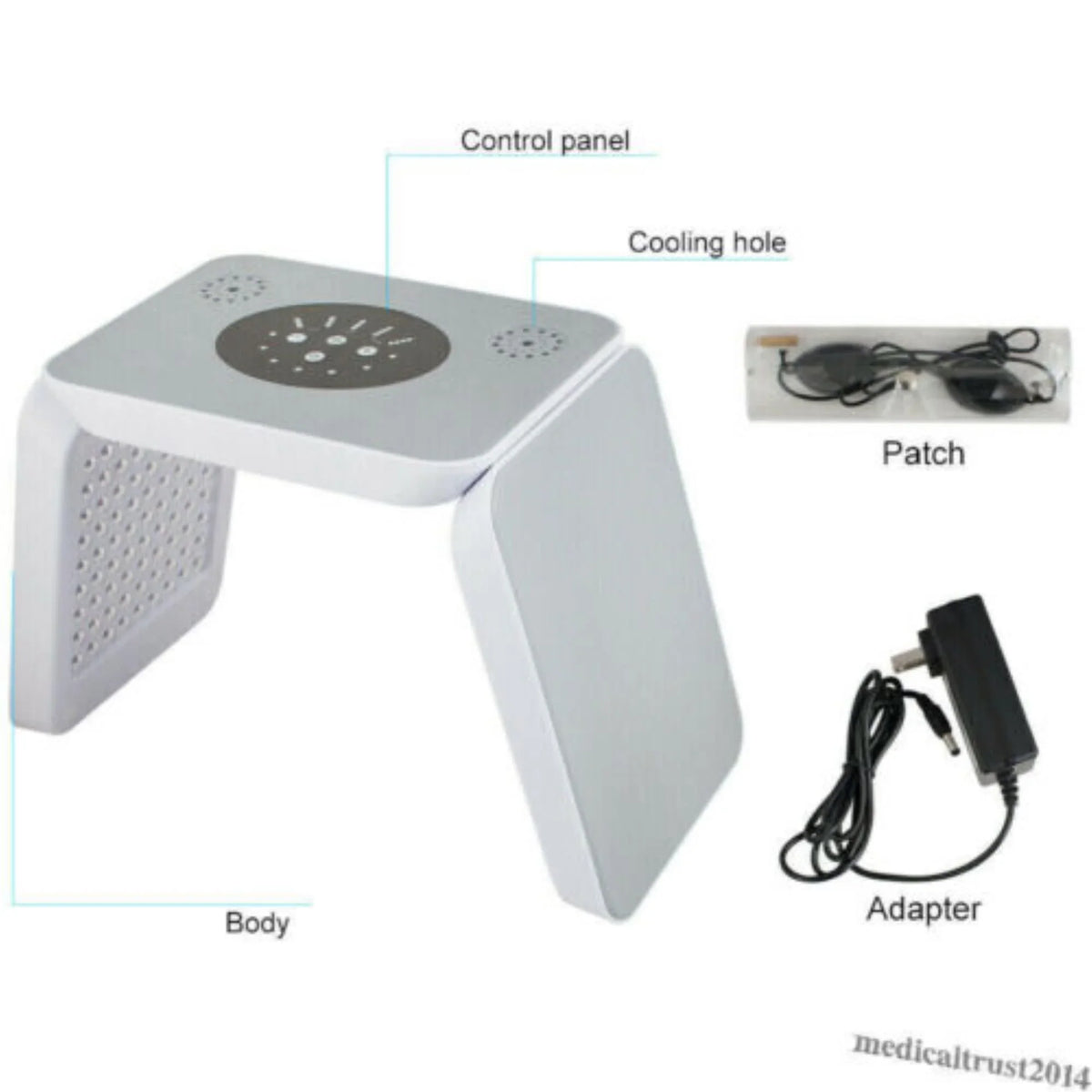 7 Colors LED Facial Mask Machine for Skin Rejuvenation & Acne  - Photon Light Therapy Beauty Tool, Made in