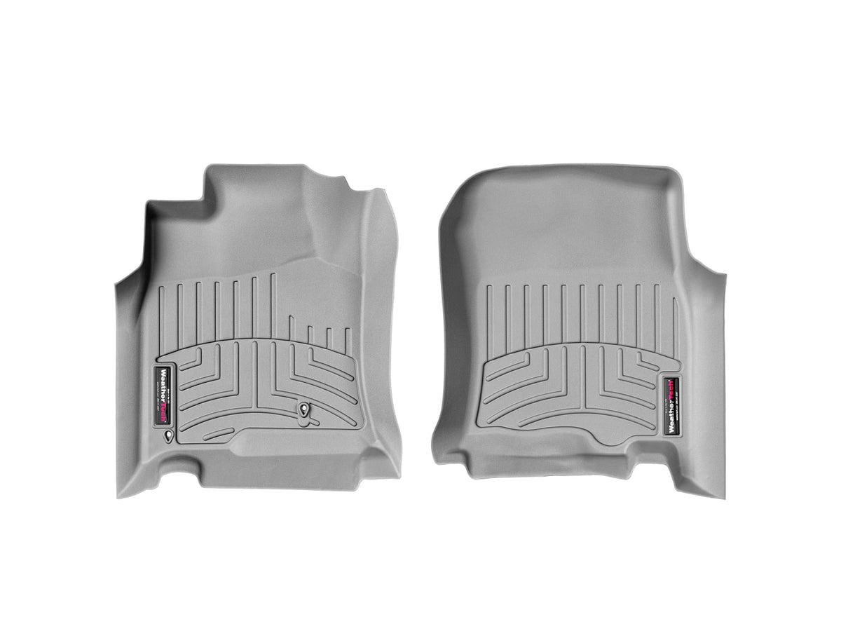 WeatherTech Custom Fit FloorLiners compatible with 2003-2009  4Runner - 1st Row (Driver & Passenger), Grey