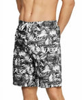 Speedo Men's Bondi Ombré Gradient Floral 2-Way Stretch 9" Board Shorts charcoal-Sm
