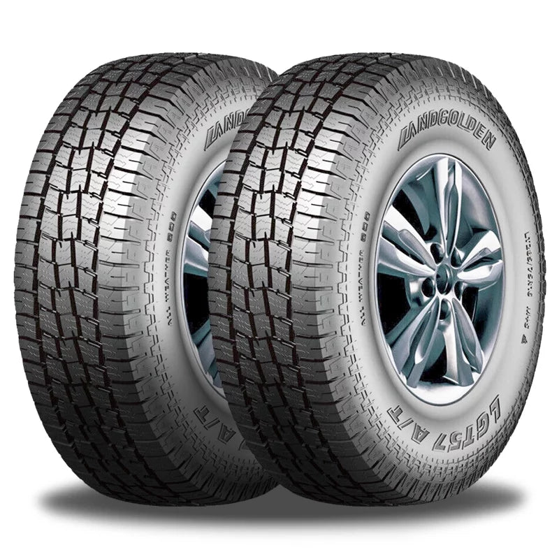 Pair of 2 Landgolden LGT57 265/60R20 121S 10PR / Load E All-Terrain Truck SUV Tires 841623119508 / 265/60/20 / 2656020 Fits: 2021-23 Chevrolet Silverado 1500 LT Trail Boss, 2015-19 Chevrolet Silverado 2500 HD High Country