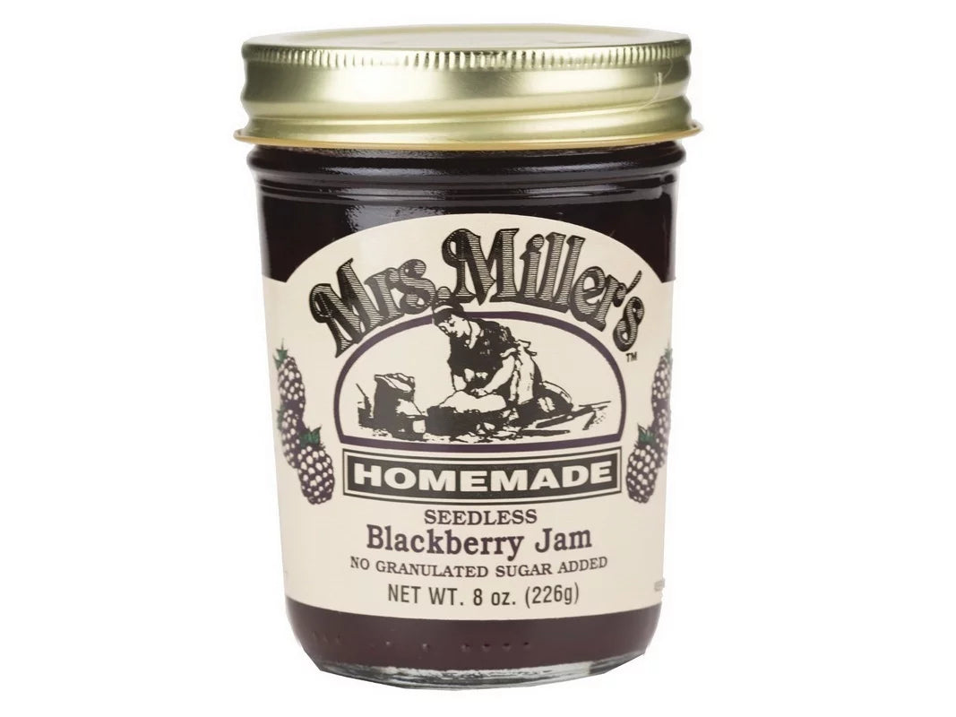 Miller's No Sugar Seedless Blackberry Jam 12/8oz, 571504. (Price/Case)Mrs